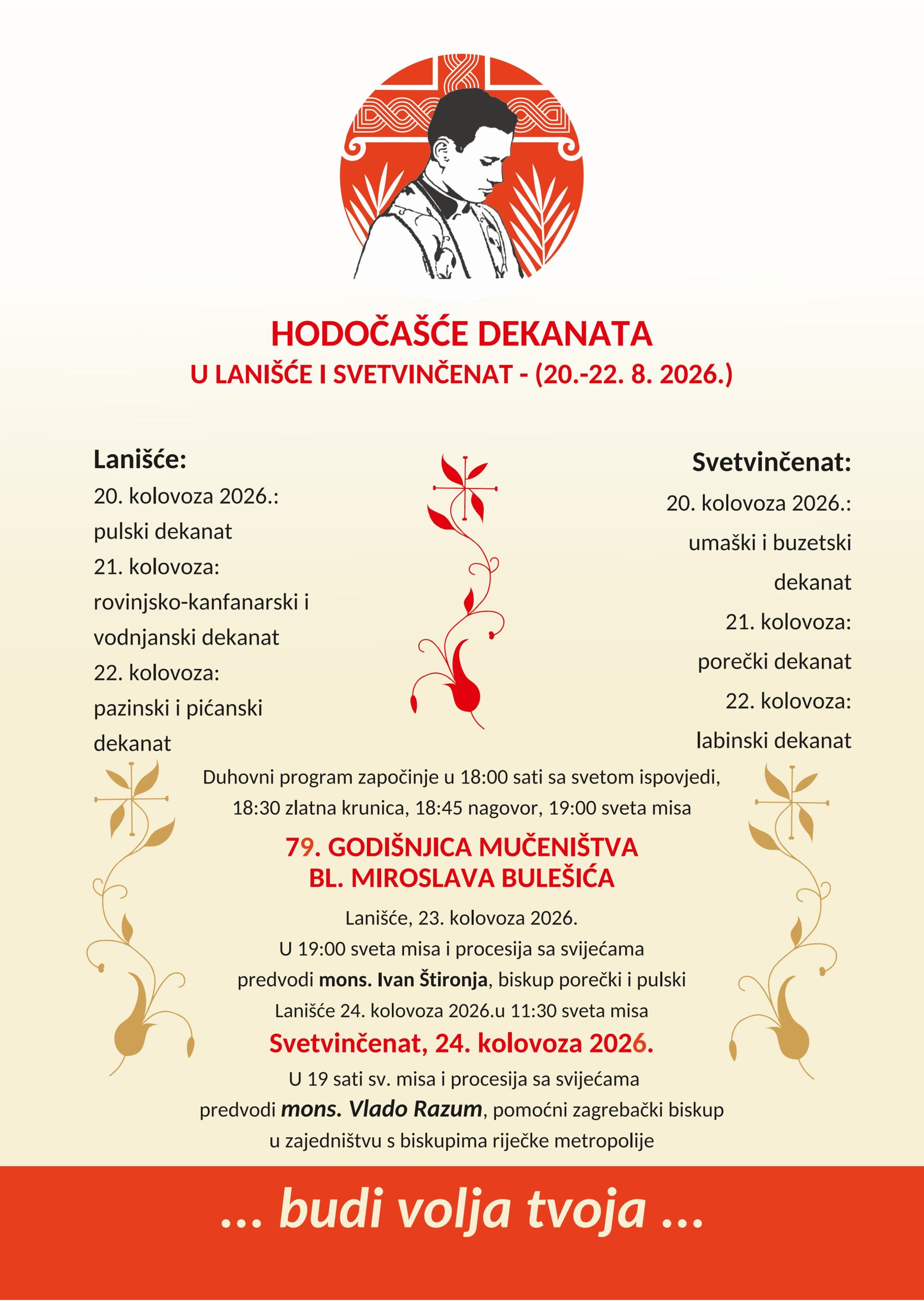 79. godišnjica mučeništva Bl. Miroslava Bulešića 79. godišnjica mučeništva Bl. Miroslava Bulešića